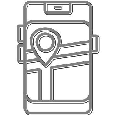 Harita işaretleyici simgesi, konum vektör illüstrasyonu 