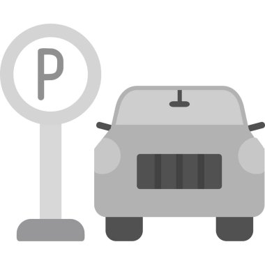 Web simgesi Otopark, illüstrasyon vektör