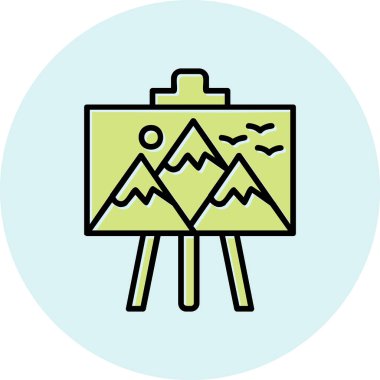 resim simgesi vektör illüstrasyonu