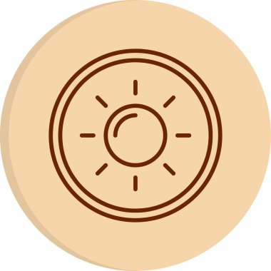 Yansıtıcı simge, vektör illüstrasyonu 