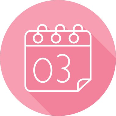 Takvim simgesi, vektör illüstrasyonu basit tasarım