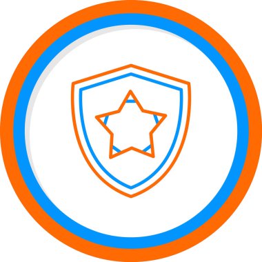 yıldız web simgesi basit illüstrasyon 