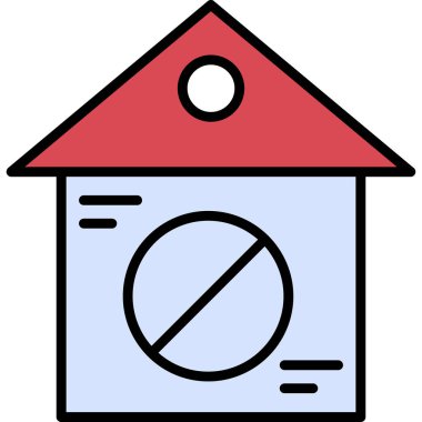 ev simgesi vektör illüstrasyonu