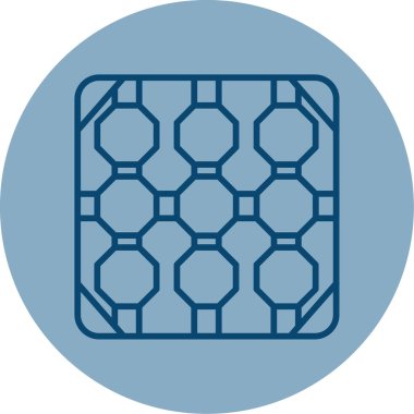 Döşeme. Web simgesi basit illüstrasyon