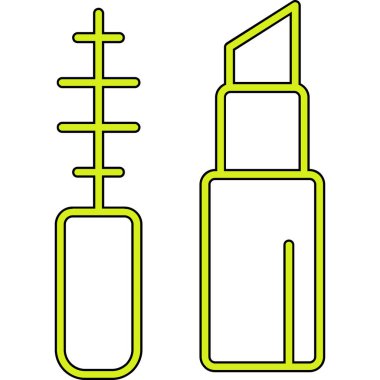 Makyaj Ağı simgesi basit illüstrasyon 