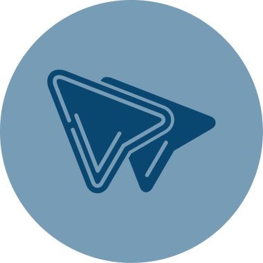 Simgeyi kopyala, basit stil. vektör illüstrasyonu          