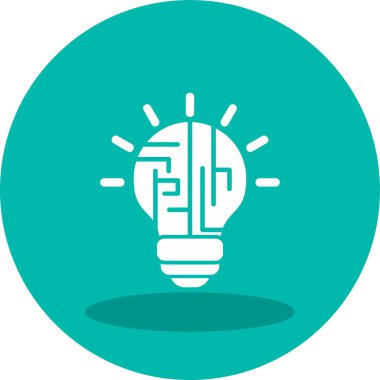 yaratıcı Mantık simgesi vektör çizimi