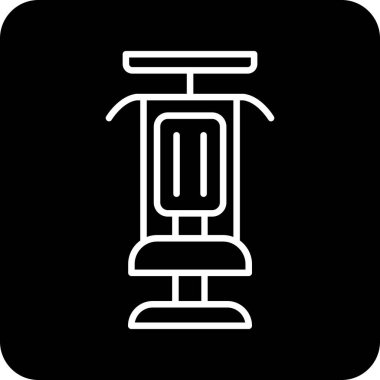 Modern Gym Machine simgesinin vektör çizimi         