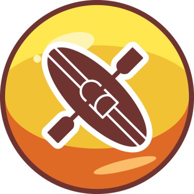 Kano. Web simgesi basit illüstrasyon