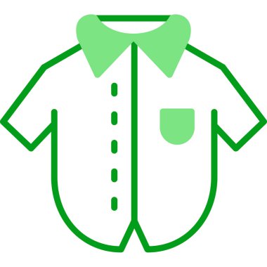 Bowling tişört simgesinin vektör illüstrasyonu 