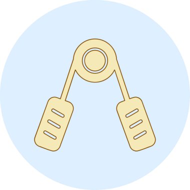 El Kavrama Ağı simgesi basit illüstrasyon