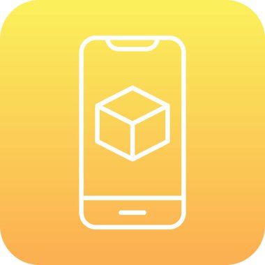 Görüntüde Artırılmış Gerçeklik simgesine sahip akıllı telefon 