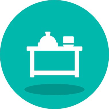 Mutfak ikonu. yemek illüstrasyonu 