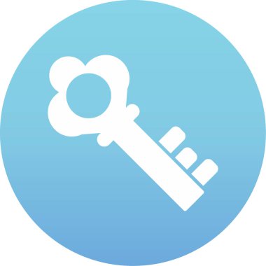 Anahtar. Web simgesi basit illüstrasyon 