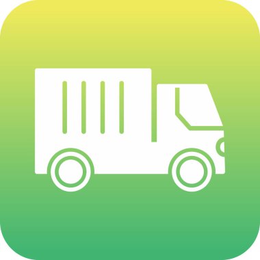 kamyon simgesi, vektör illüstrasyon tasarımı 