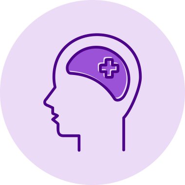 Klinik Psikoloji vektör çizimi tasarımı