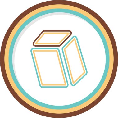 Oyun, simge, paket tasarımı, logo, mobil, ui, web, eğitim için vektör doğrusal paralel. Beyaz bir arka planda paralellik var. Tasarımınız için geometrik şekil. 