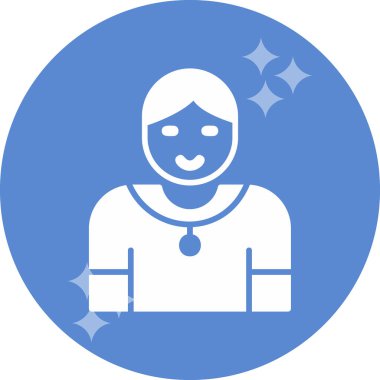 Jimnastik eğitmeni web simgesi, vektör illüstrasyonu