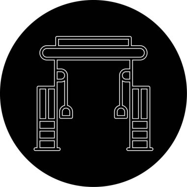 Cable Crossover Web simgesi basit illüstrasyonuName