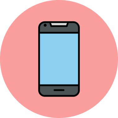 Smartphone web simgesi, vektör çizim 
