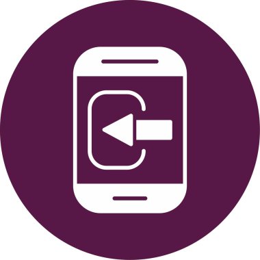 Akıllı Telefon web simgesi basit illüstrasyonunu kontrol et