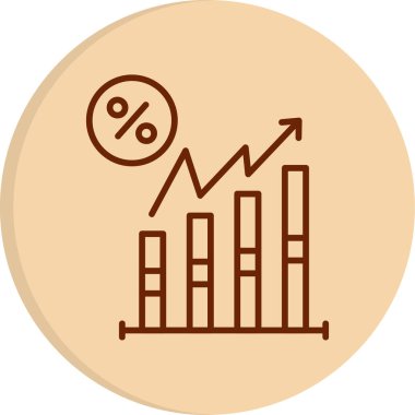 Büyüme Hızı simgesi, vektör illüstrasyonu       
