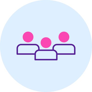 Seyirci Web simgesi vektör illüstrasyonu