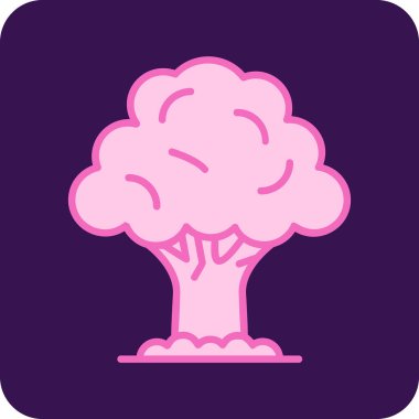 Ağaç. Web simgesi basit illüstrasyon 