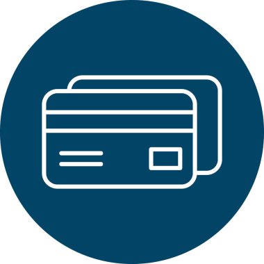 Kredi kartı iyonunun vektör çizimi