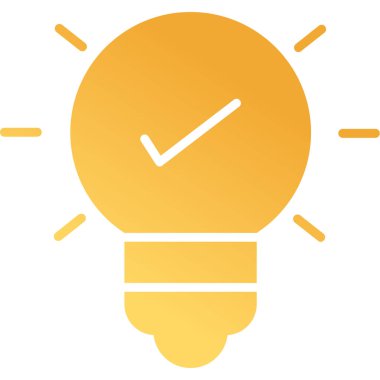 İnovasyon web simgesi basit illüstrasyon 