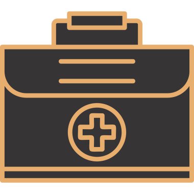 Tıbbi durum web simgesi, vektör illüstrasyonu 