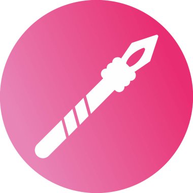 Mızrak simgesi vektör illüstrasyonu