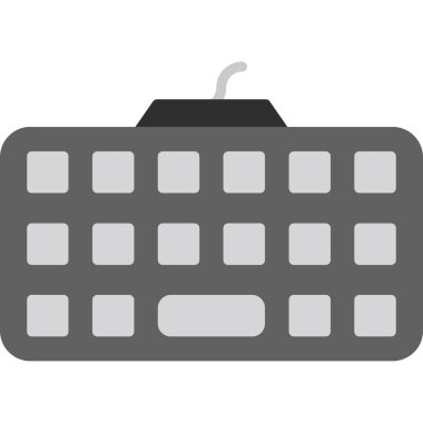 klavyenin modern vektör simgesi, illüstrasyon 