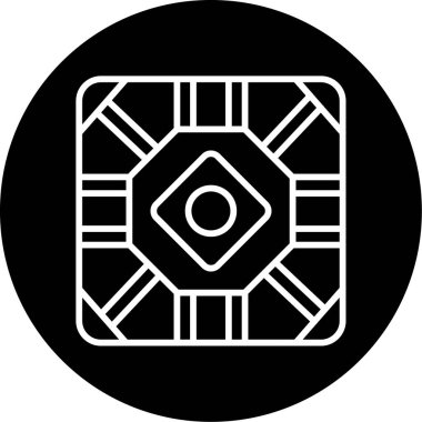 Döşeme. Web simgesi basit illüstrasyon