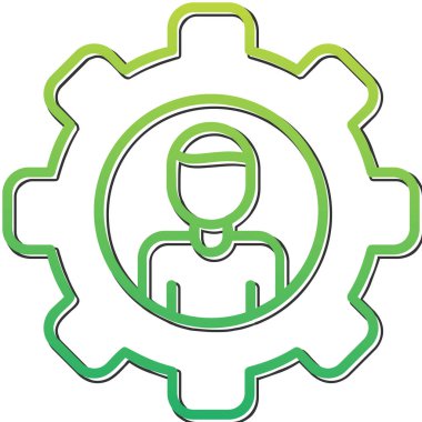 İlişki insanları simgesinin vektör illüstrasyonu