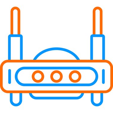 Yönlendirici. Web simgesi basit illüstrasyon 
