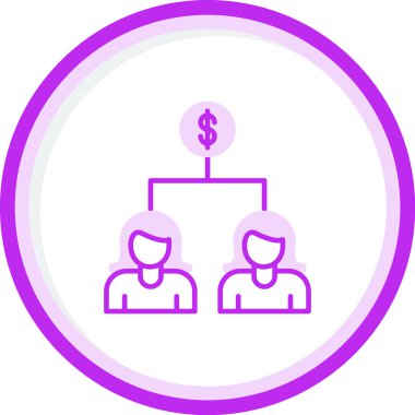 Ekonomi simgesi modern basit illüstrasyon 