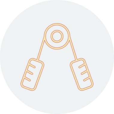 El Kavrama Ağı simgesi basit illüstrasyon