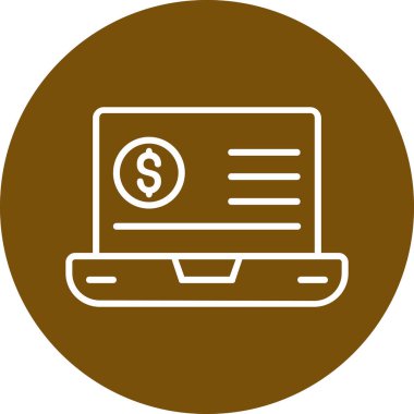 Eğilim biçimi izole edilmiş arka planda mali simge 