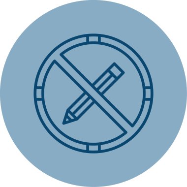 Sadece simge, vektör illüstrasyonunu oku. Kalem çapraz işareti 