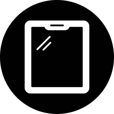tablet. Web simgesi basit illüstrasyon 