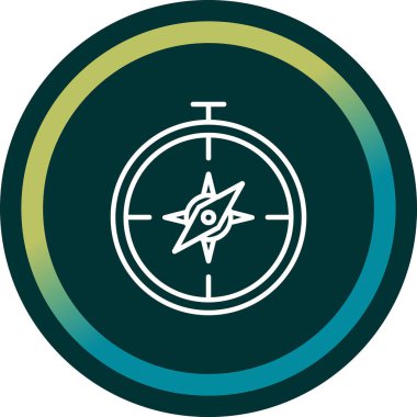 Pusula simgesi vektör resimlemesi 