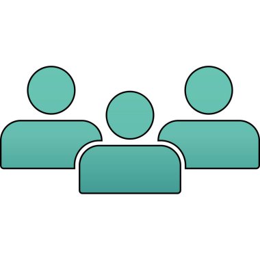 Seyirci Web simgesi vektör illüstrasyonu