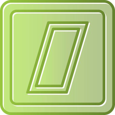 Paralelkenarlı modern simgenin vektör çizimi            