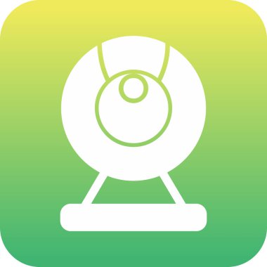 Web kamera simge vektör çizim