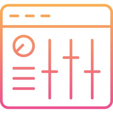 Ses Karıştırıcı vektör çizimi