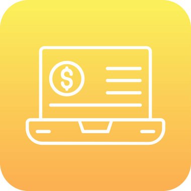 Eğilim biçimi izole edilmiş arka planda mali simge 