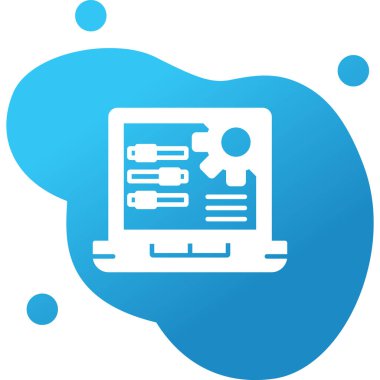 Teçhizat. Web simgesi basit illüstrasyon