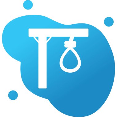 Gallow web simgesi, vektör illüstrasyonu