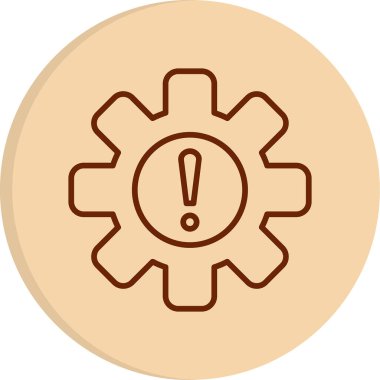 Kriz Yönetimi web simgesi vektör illüstrasyonu